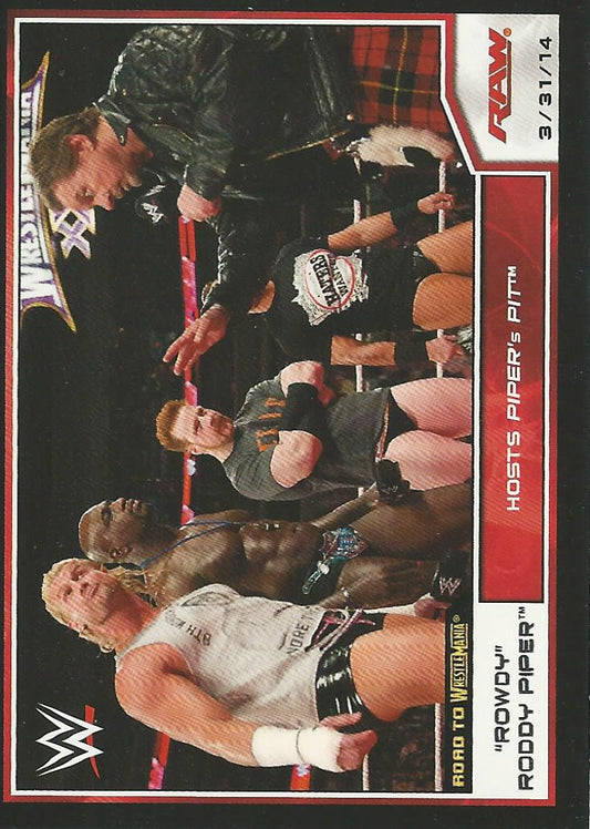 WWE Topps Road to Wrestlemania 2014 Roddy Piper #94