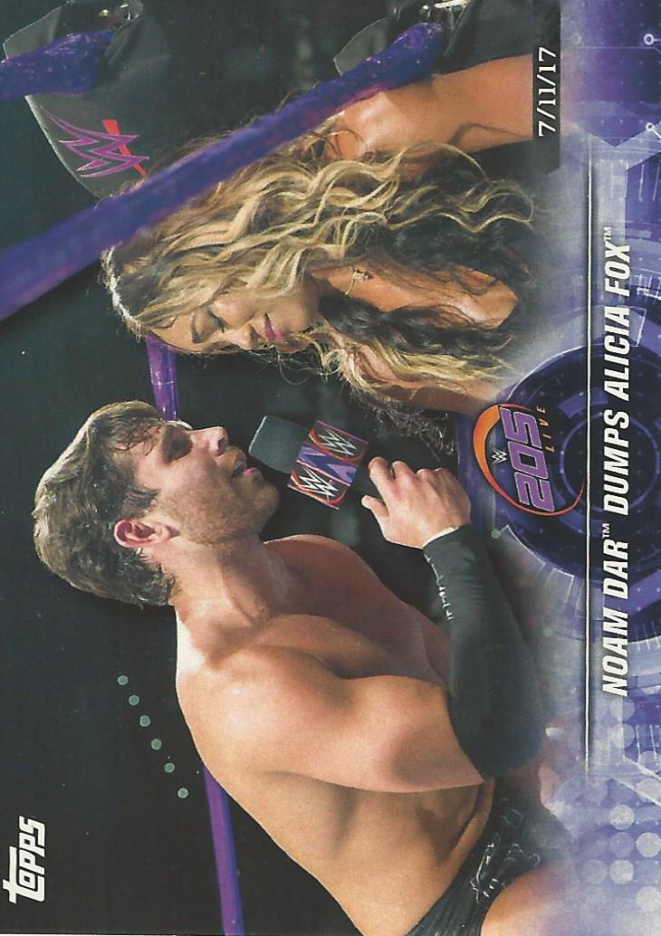WWE Topps Road to Wrestlemania 2018 Noam Dar #54