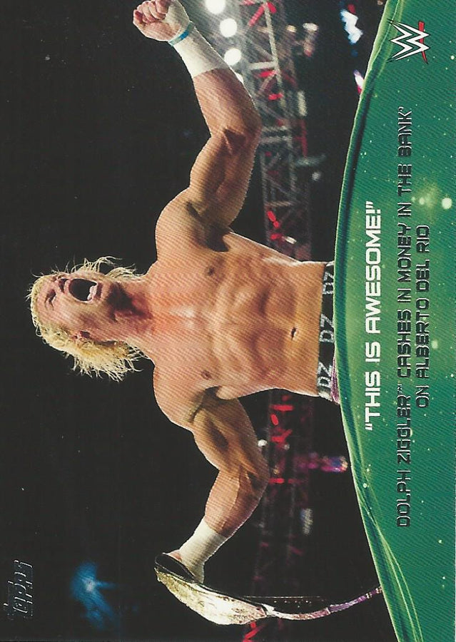 WWE Topps 2015 Dolph Ziggler 4 of 10 trading card PW Catalog