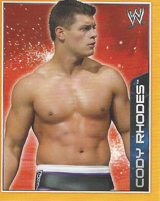 WWE Topps A-Z Sticker Collection 2014 Cody Rhodes #154