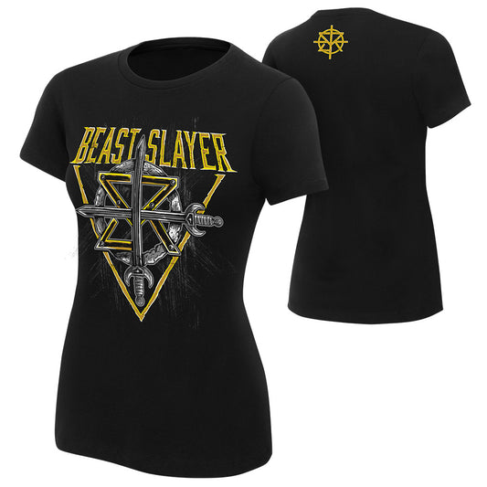 Seth Rollins "BeastSlayer" Women's Authentic T-Shirt T-Shirt PW Catalog