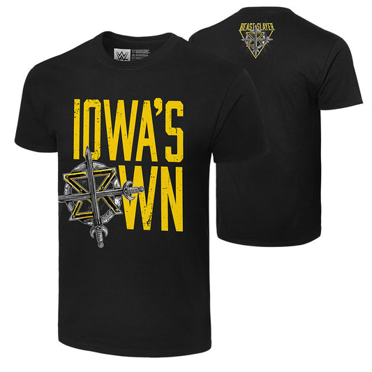 Seth Rollins "Iowa's Own BeastSlayer" Authentic T-Shirt T-Shirt PW Catalog