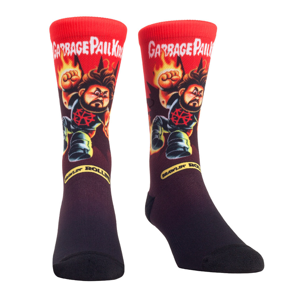 Seth Rollins Garbage Pail Kids Rock 'Em Socks