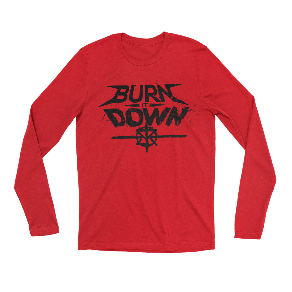 Seth Rollins "Burn it Down" Long Sleeve T-Shirt