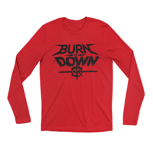 Seth Rollins "Burn it Down" Long Sleeve T-Shirt T-Shirt PW Catalog