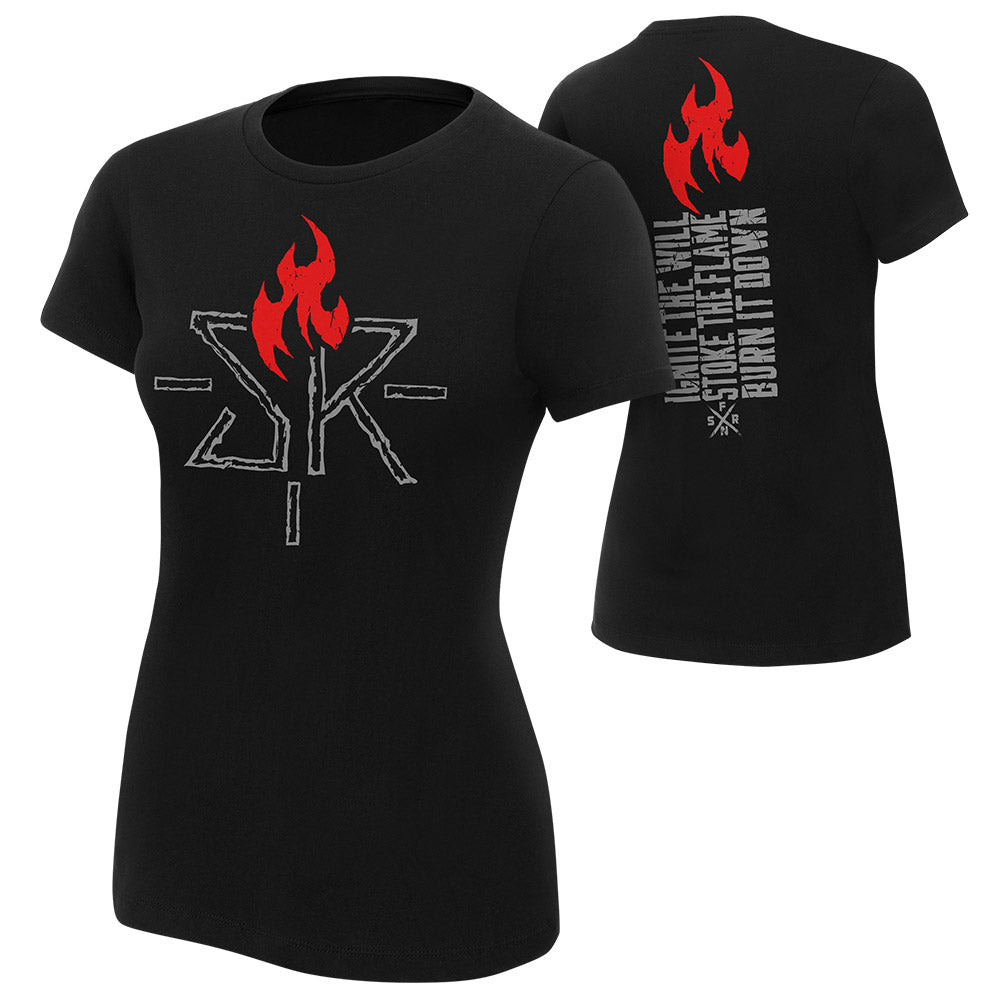 Seth Rollins "Ignite the Will" Women's Authentic T-Shirt T-Shirt PW Catalog