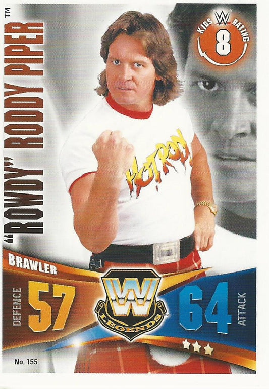 WWE Topps Slam Attax Rivals 2014 Rowdy Roddy Piper #155