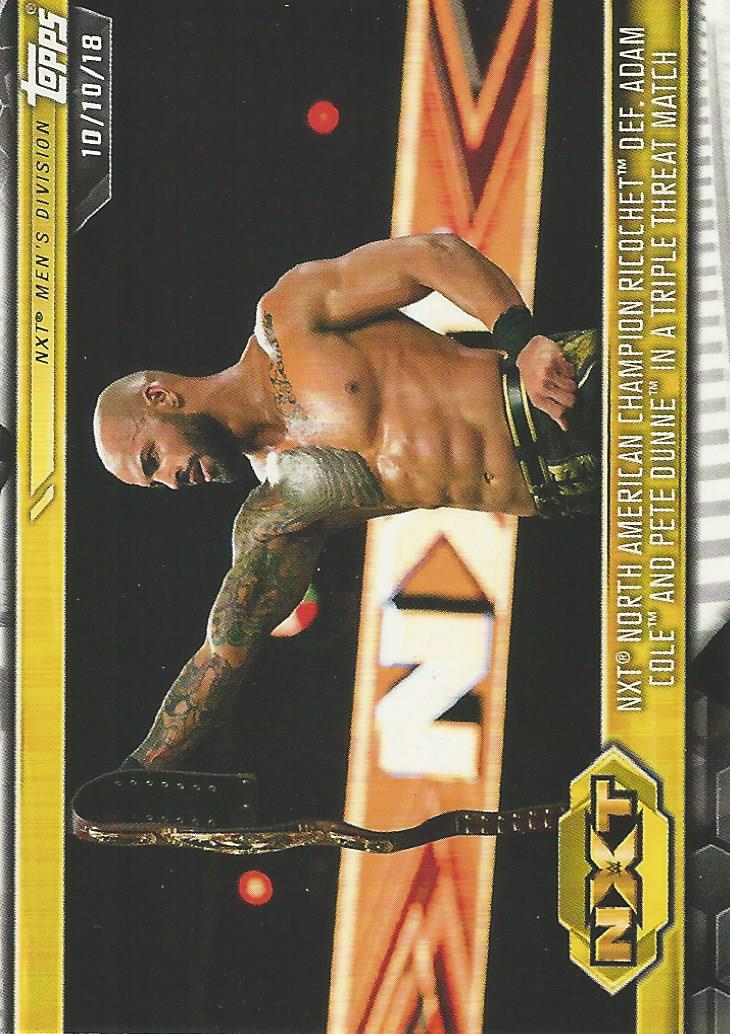 WWE Topps NXT 2019 Ricochet #55