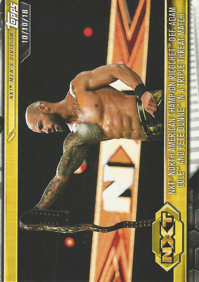 WWE Topps NXT 2019 Ricochet #55