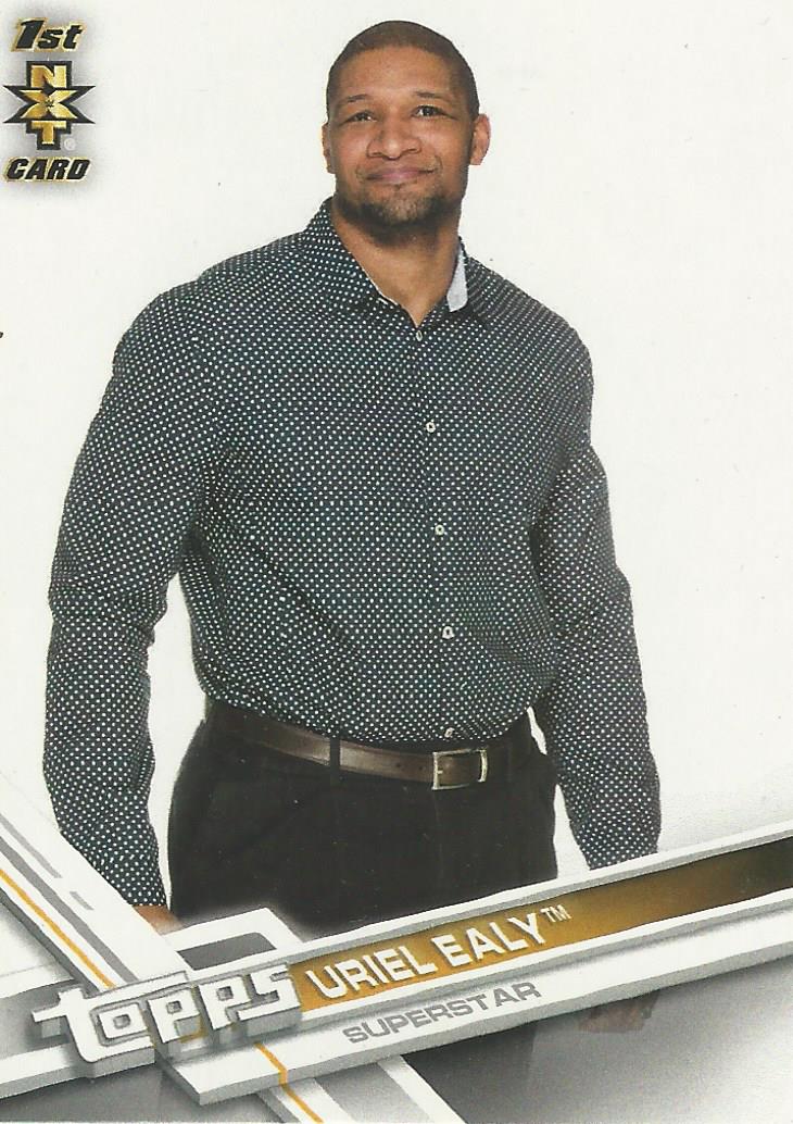 WWE Topps Then Now Forever 2017 Uriel Ealy #R40