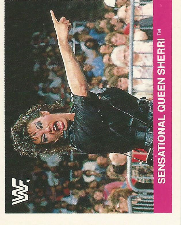 WWF Merlin Sticker Collection 1990 Sensational Sherri #155