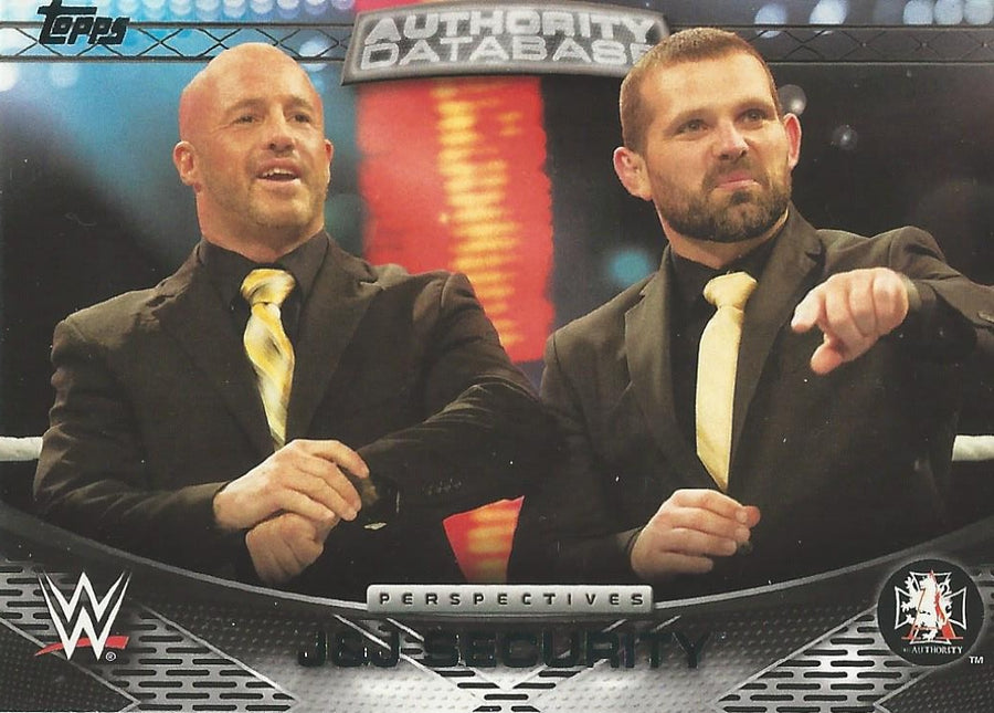 WWE Topps 2016 J&J Security 5A