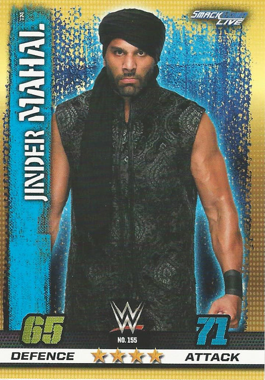 WWE Topps Slam Attax 10th Edition 2017 Jinder Mahal #155