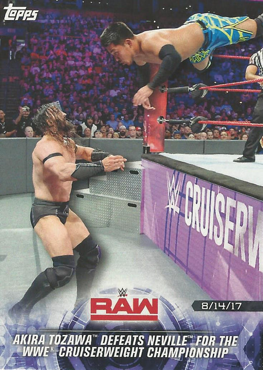 WWE Topps Road to Wrestlemania 2018 Akira Tozawa #55