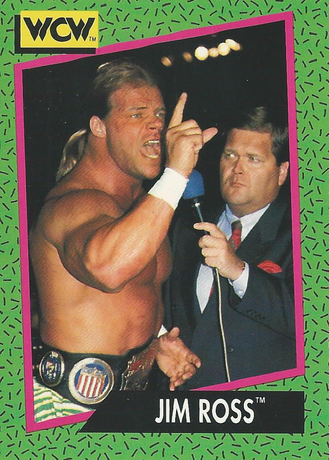 WCW Impel 1991 Jim Ross and Lex Luger #155