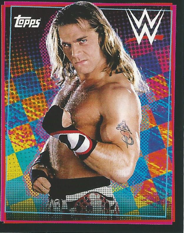 WWE Topps Road to Wrestlemania Stickers 2021 Shawn Michaels #155