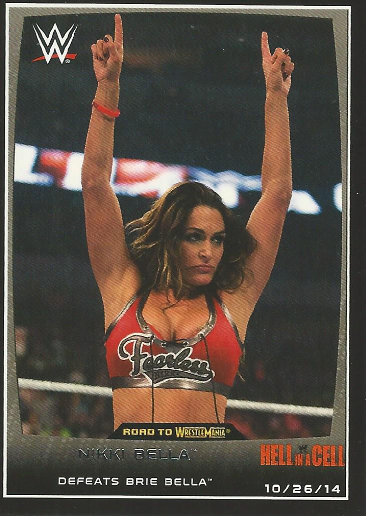 WWE Topps Road to Wrestlemania 2015 Nikki Bella #55