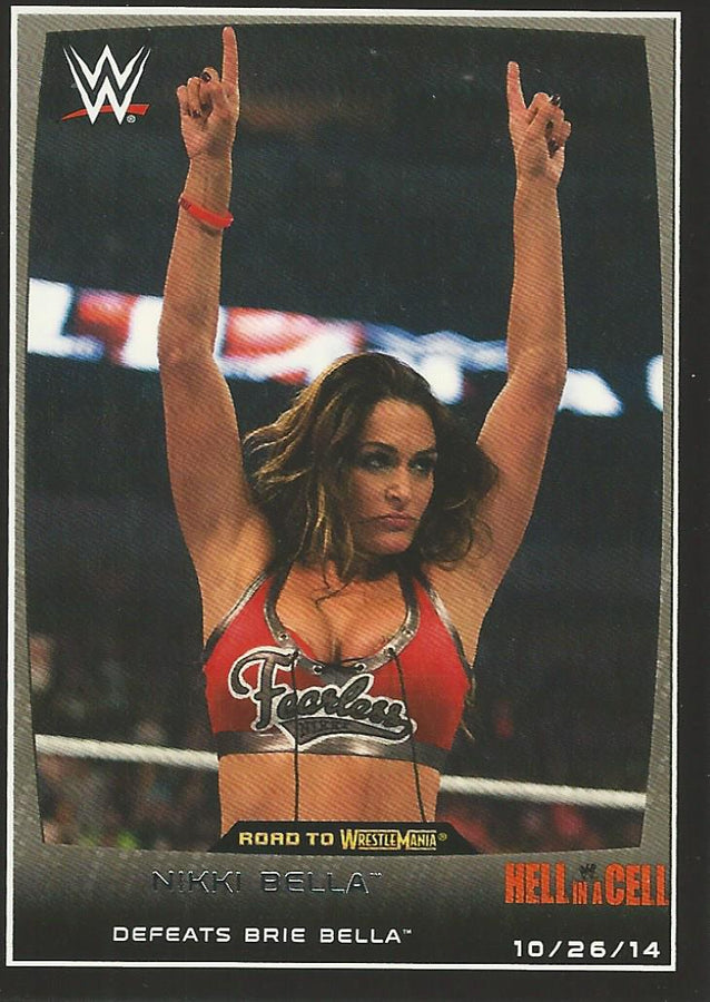 WWE Topps Road to Wrestlemania 2015 Nikki Bella #55