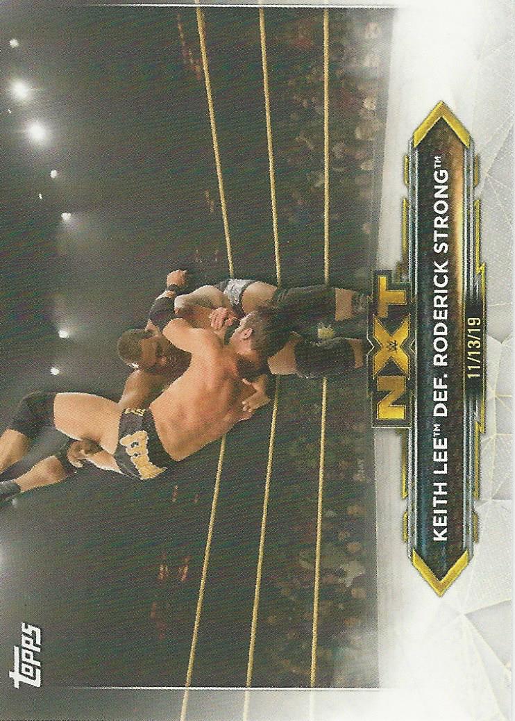 WWE Topps NXT 2020 Keith Lee #55