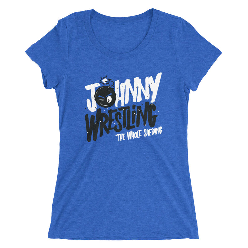 Johnny Gargano "Johnny Wrestling" Women's Tri-Blend T-Shirt T-Shirt PW Catalog
