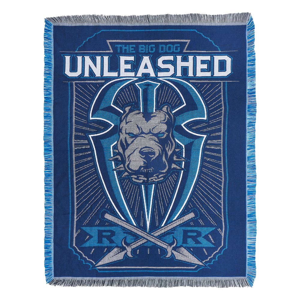 Roman Reigns "Big Dog Unleashed" Tapestry Blanket