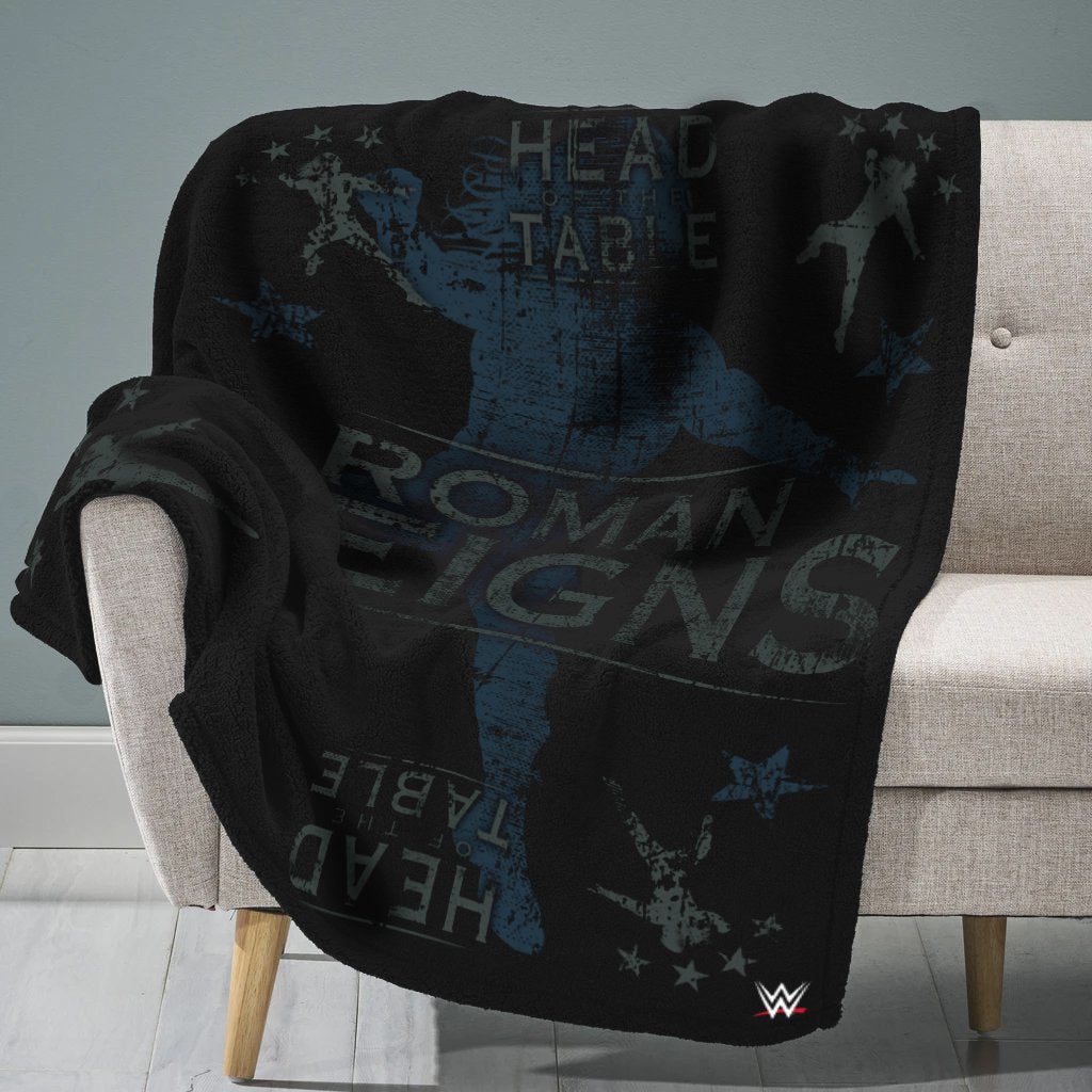 Roman Reigns Sleep Squad Fleece Throw Blanket