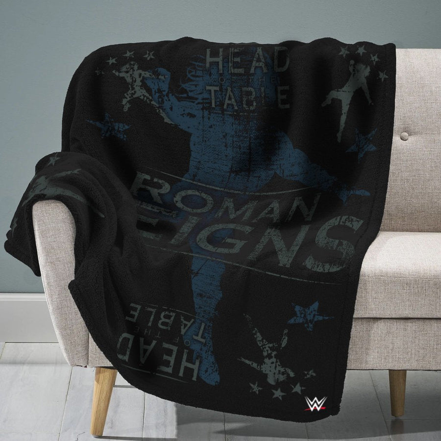 Roman Reigns Sleep Squad Fleece Throw Blanket