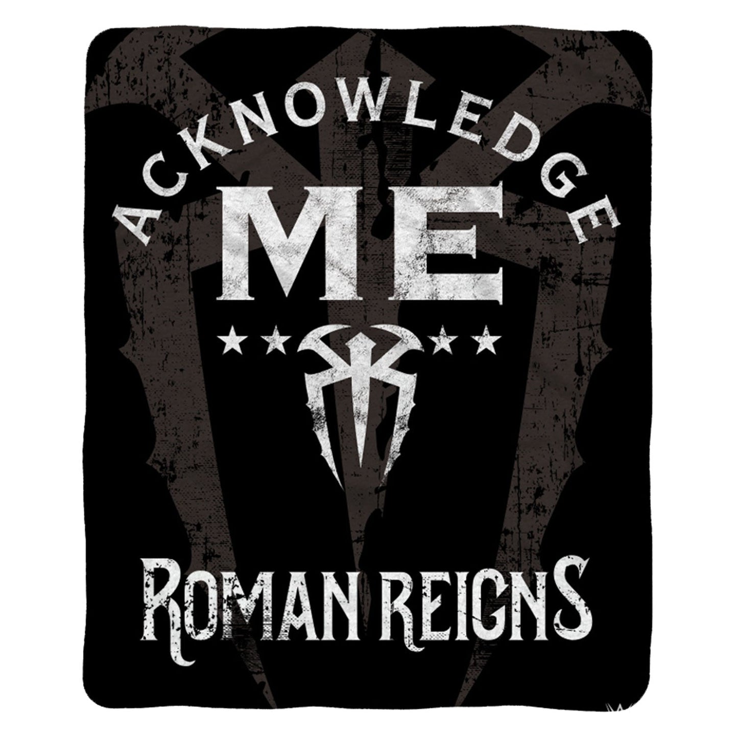 Roman Reigns "Acknowledge Me" Sleep Squad Fleece Throw Blanket