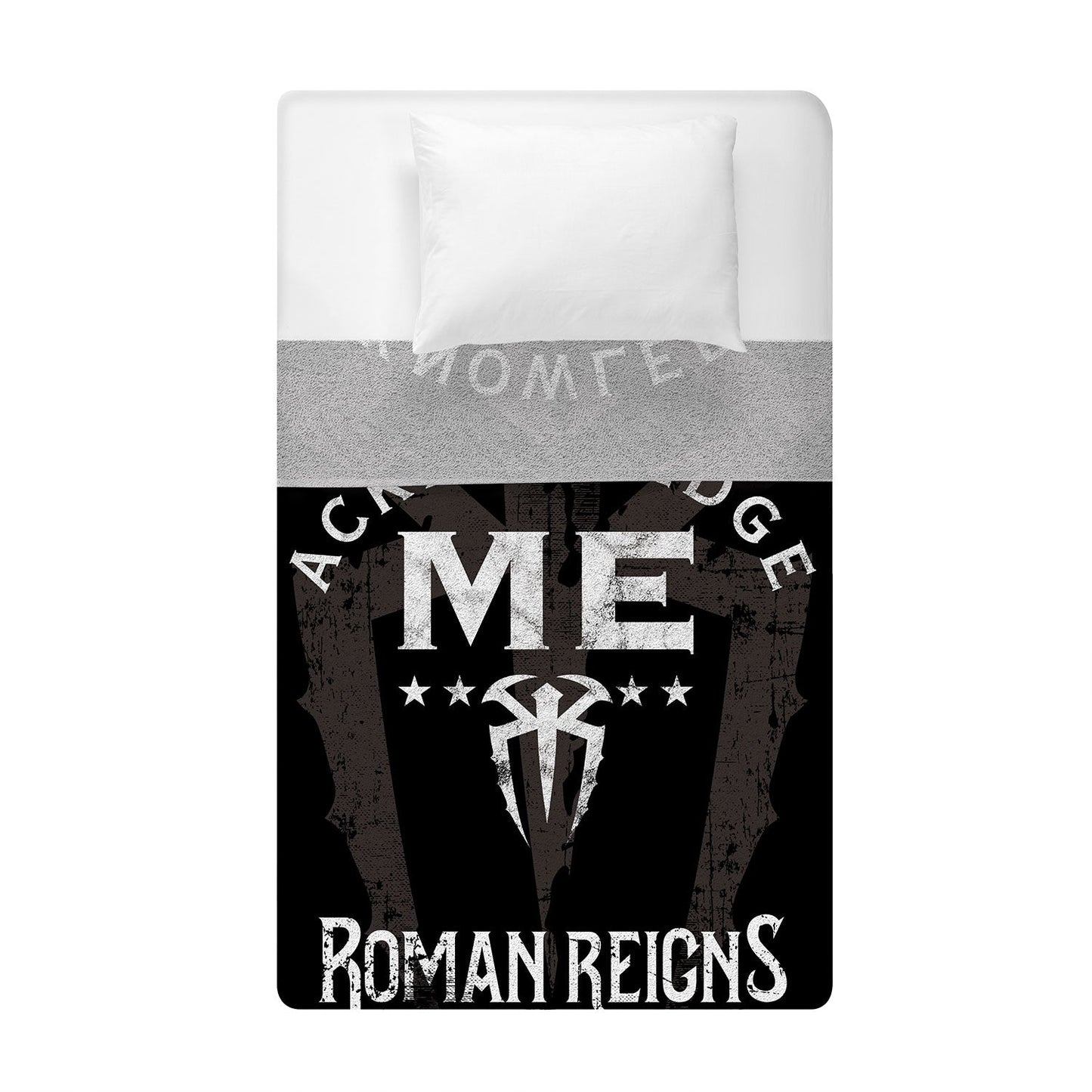 Roman Reigns "Acknowledge Me" Sleep Squad Fleece Throw Blanket