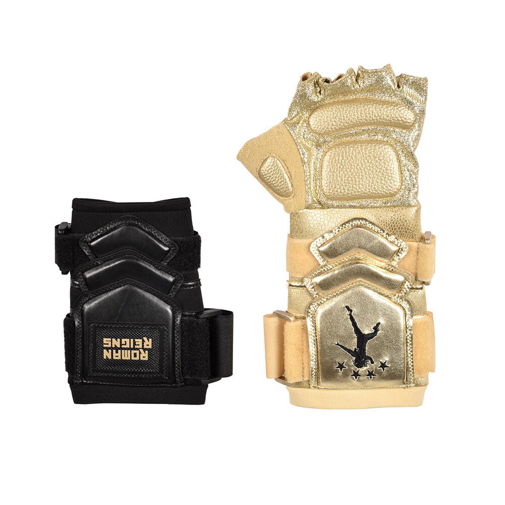 Roman Reigns Gold TV Authentic Glove & Gauntlet Set 2