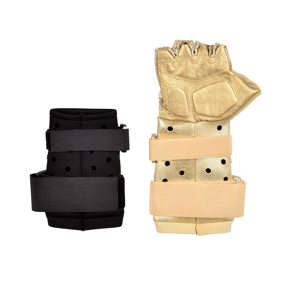 Roman Reigns Gold TV Authentic Glove & Gauntlet Set 3