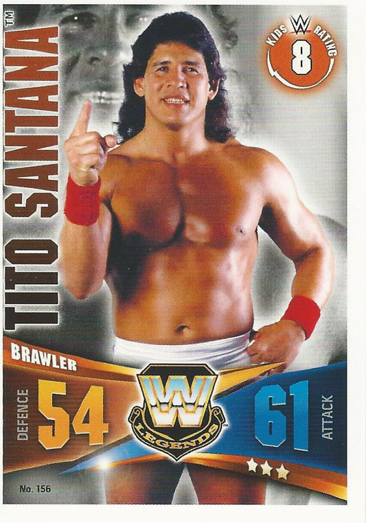 WWE Topps Slam Attax Rivals 2014 Tito Santana #156