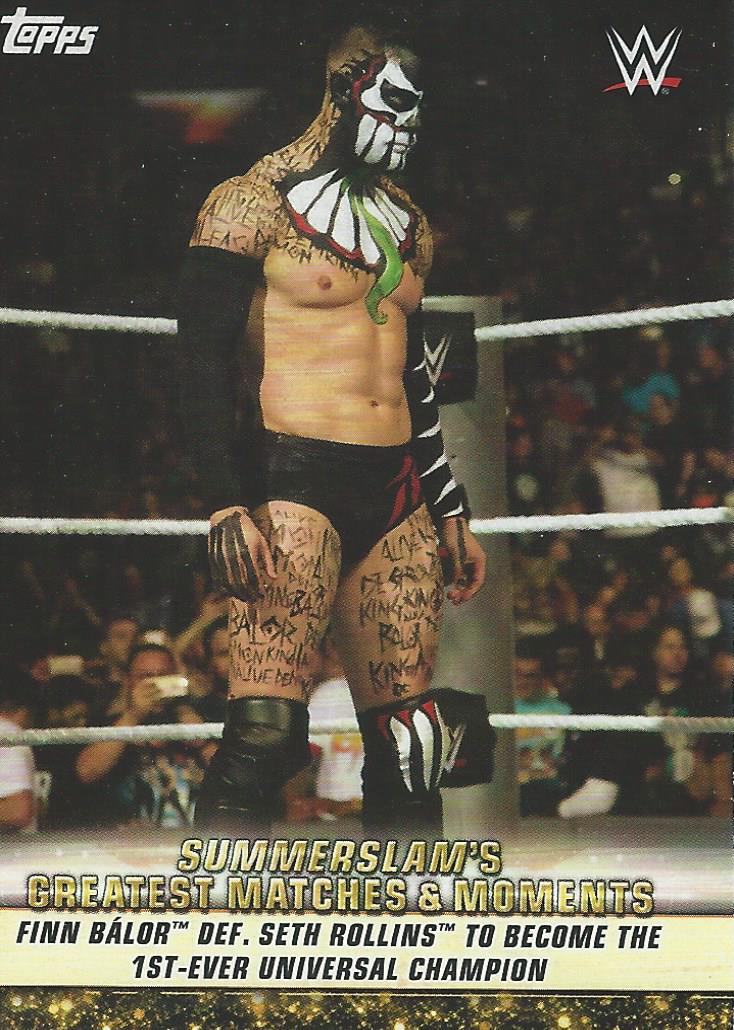 WWE Topps Summerslam 2019 Finn Balor GM-38 trading card PW Catalog