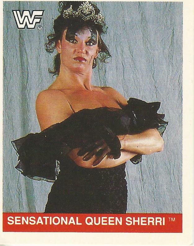 WWF Merlin Sticker Collection 1990 Sensational Sherri #156