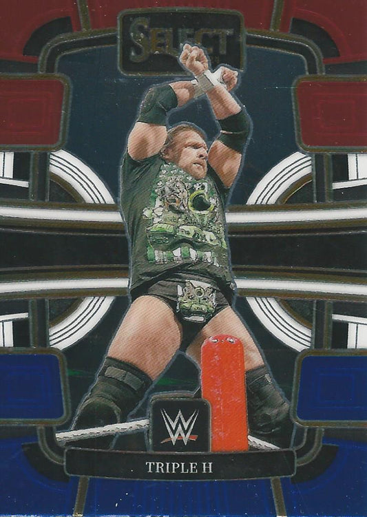 WWE Panini Select 2024 Blue/Silver/Red Triple H #85