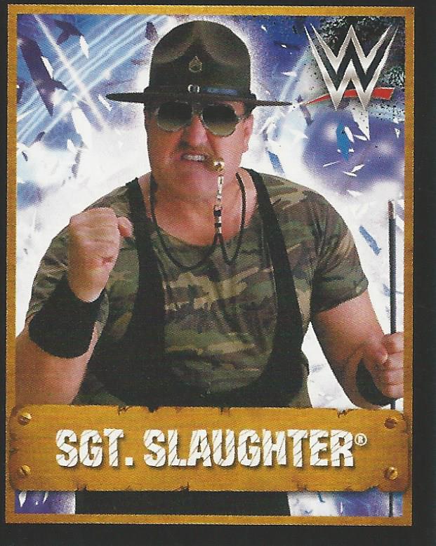WWE Topps Stickers 2017 Sgt Slaugter #156