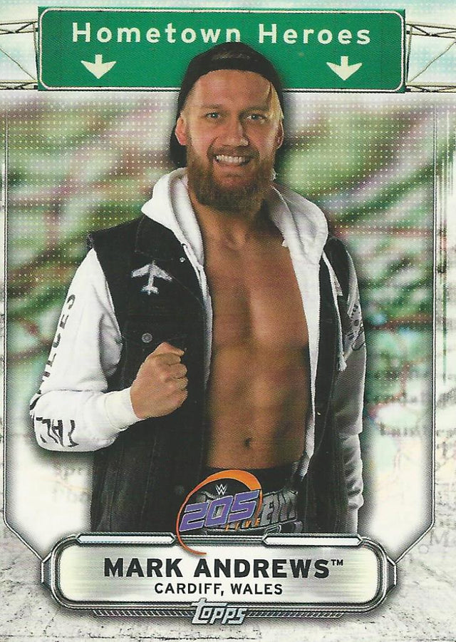 WWE Topps Raw 2019 Mark Andrews HH-47 trading card PW Catalog