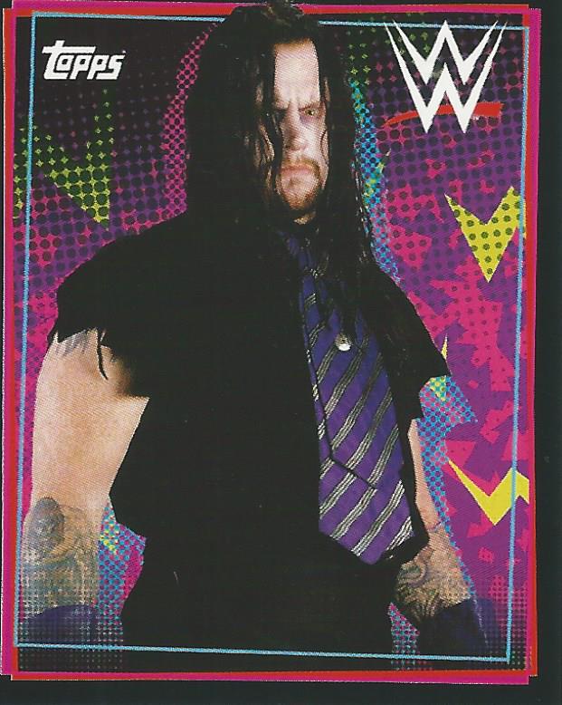 WWE Topps Road to Wrestlemania Stickers 2021 Undertaker #156