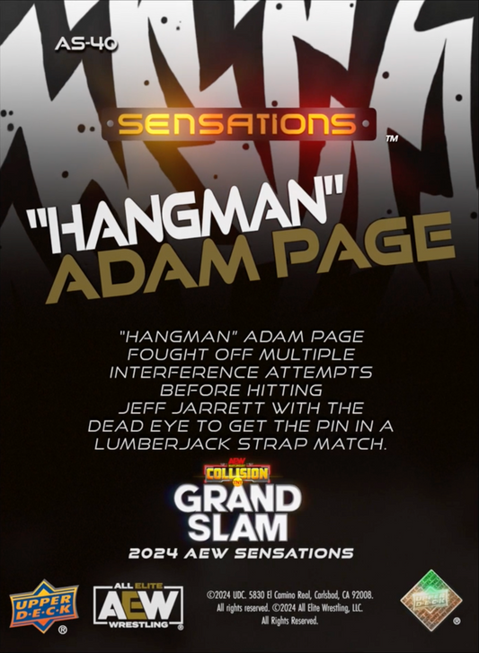 9/28/24 – “Hangman” Adam Page – “Hangman” Adam Page Defeats Jeff Jarrett