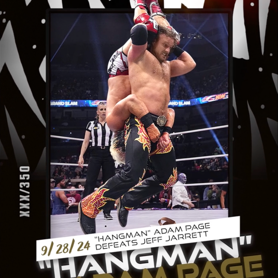 9/28/24 – “Hangman” Adam Page – “Hangman” Adam Page Defeats Jeff Jarrett