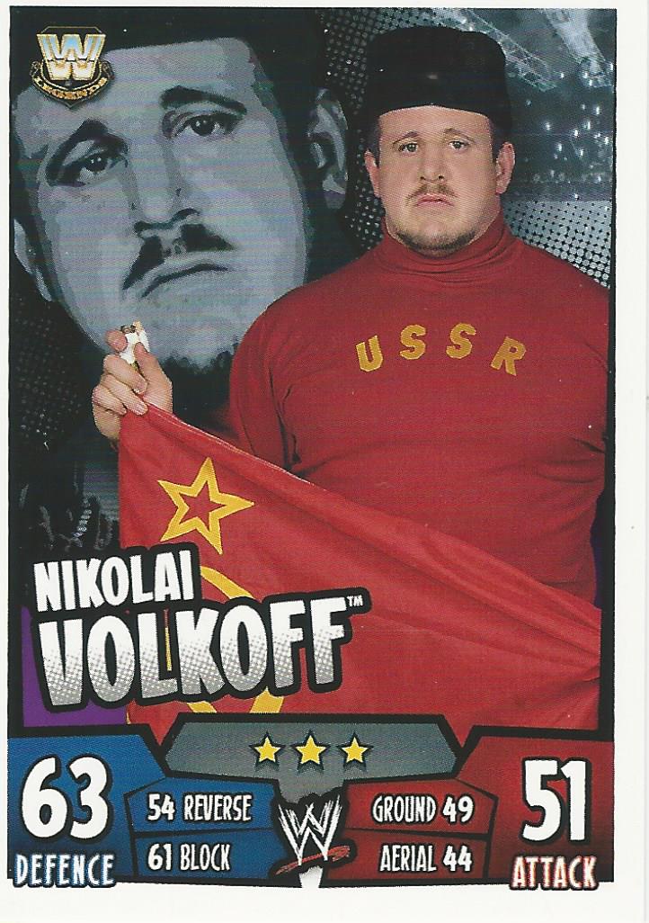 WWE Topps Slam Attax Rumble 2011 Nikolai Volkoff #157