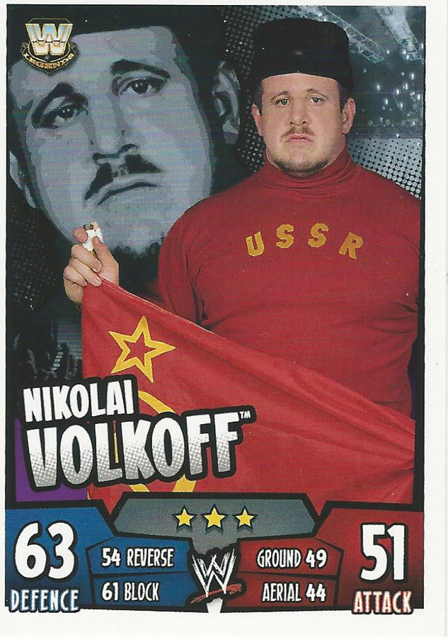 WWE Topps Slam Attax Rumble 2011 Nikolai Volkoff #157