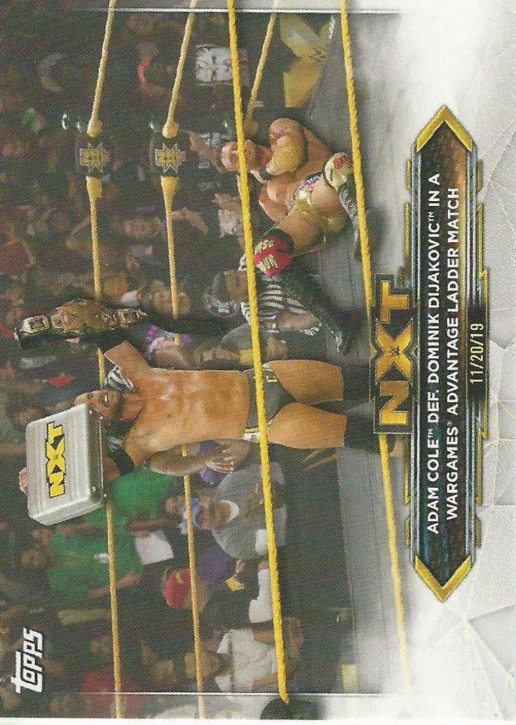 WWE Topps NXT 2020 Adam Cole #57