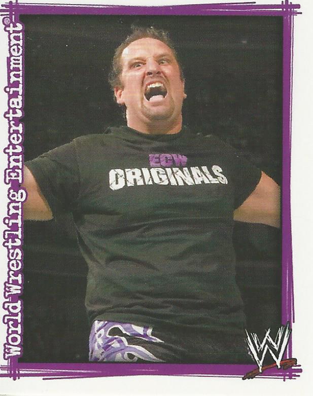 WWE Topps Superstars Uncovered 2007 Sticker Tommy Dreamer #157