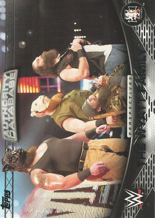 WWE Topps 2016 Wyatt Family 7A trading card PW Catalog