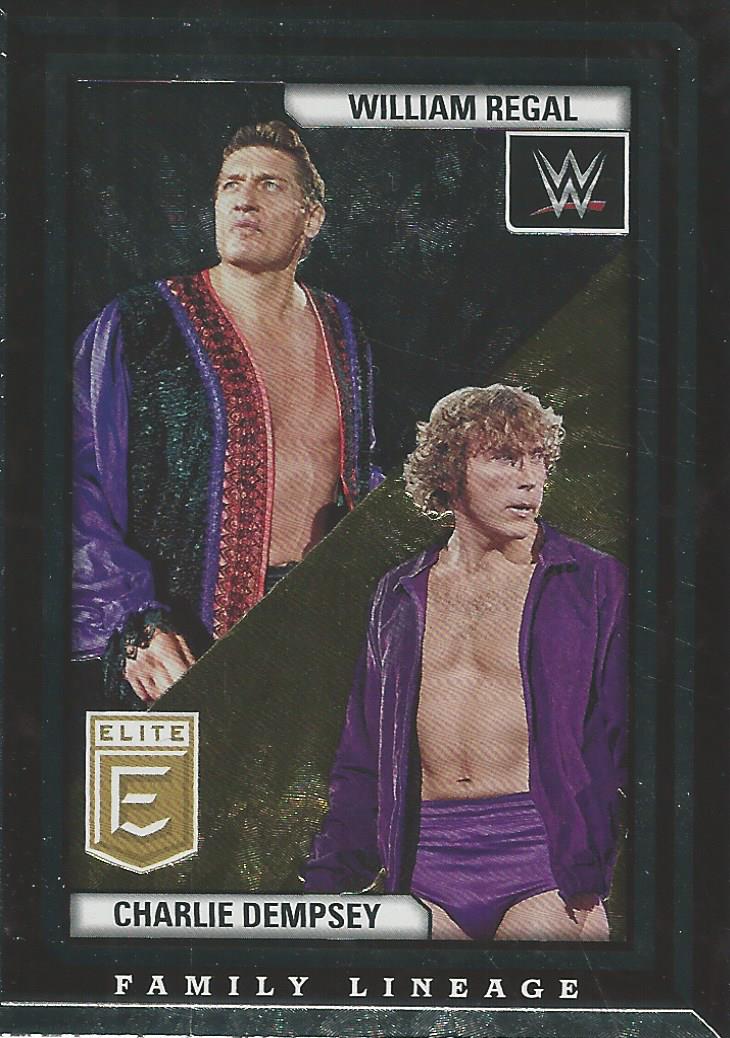 WWE Panini Elite 2023 William Regal and Charlie Dempsey Family Lineage #8