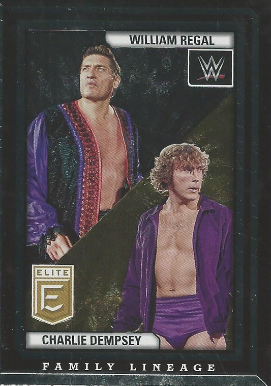WWE Panini Elite 2023 William Regal and Charlie Dempsey Family Lineage #8