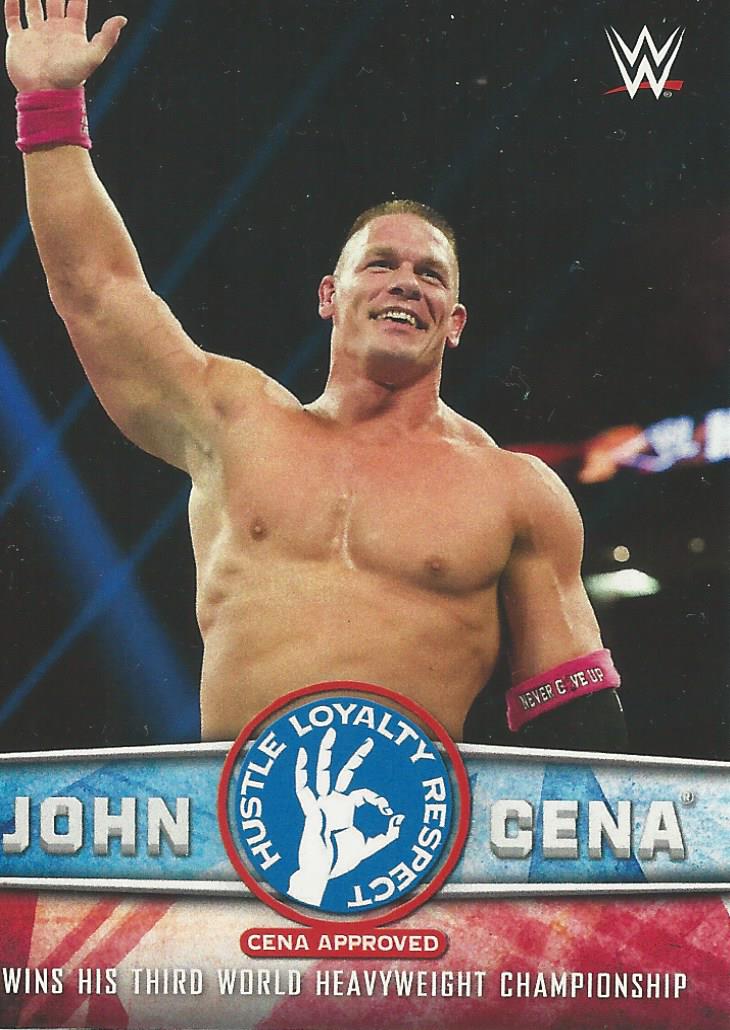 WWE Topps Then Now Forever 2017 John Cena 33 of 40