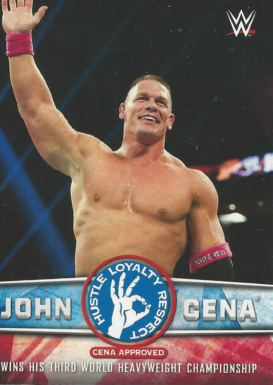WWE Topps Then Now Forever 2017 John Cena 33 of 40 trading card PW Catalog