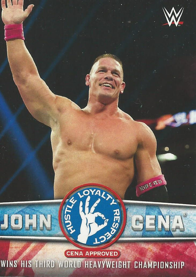 WWE Topps Then Now Forever 2017 John Cena 33 of 40 trading card PW Catalog